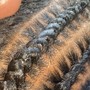 Freestyle scalp braids/ lemonade braids