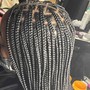 (Mid-Back) Small Knotless Braids