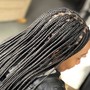 (Mid-Back) Small Knotless Braids