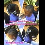 Individual natural hair plaits Medium