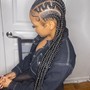 2 stitch french braids