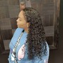 Natural curl retaining/softening perm