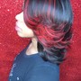 Quick weave with closure