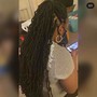 Waist length extension for JUMBO or LARGE braids