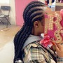 Kid's Braids natural hair with or without beads (bring your own beads)