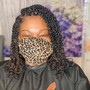 Kinky Twist added hair( medium )