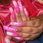 Long Acrylic Nails