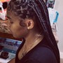 Short Boho Knotless braids