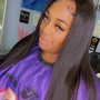 Transparent lace frontal