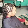 Braid down (weave prep)