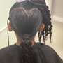 Braided ponytail