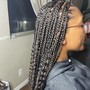 Natural hair plaits