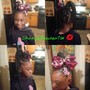 Kid's Feed ins and Natural Braids without wash ages 5 to 10