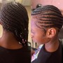 Natural kid Braids (no weave)