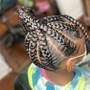 Kid's box/Knotless  Braids