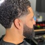 Edge up!!! Beard only (w) razor an Air brush !