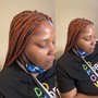 Small Boho Knotless Braids