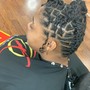 Flat twist up-do