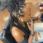 Flat twist up-do