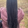 Knotless Goddess Braids small waist