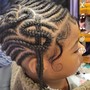 6 feed in braids