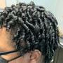 Medium  waist length Knotless Braids