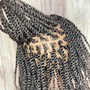 Kinky Twist added hair( medium )