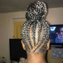 Custom medium feed in braids