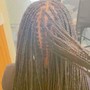 Half Feedins Half Box Braids