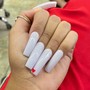 French Tip Acrylic Nails