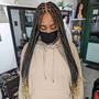 Small Knotless Box Braids