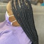 Natural hair plaits