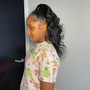 Half up Half down (sew in)