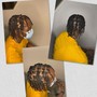 Men’s Box Braids on natural hair (full head )