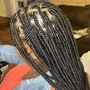 Short Boho Knotless braids