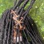 Butterfly locs/distressed locs by hand