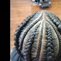 Braid down for any crochet style, with adding some hair or without hair