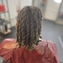 2-4 cornrows or barrels