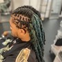 Loc Retwist Ear to Neck