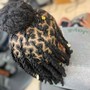 Short locs/ double strands