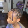 Kids Loc Re-twist and style (age 10 and under)