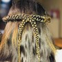 Two layer tribal braids