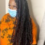 Butterfly/Distressed Faux Locs