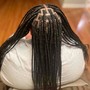 Retouch Edges on box braids