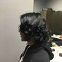 Sleek Ponytail Wand Curls/crimps