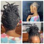 Medium Loc Maintenance (Re-twist) + Style