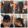 Medium Loc Maintenance (Re-twist) + Style