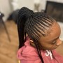 Kids LG knotless braids 5-12