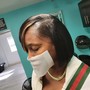 Relaxer/cut and wave (no curling)