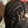 Feed in braids